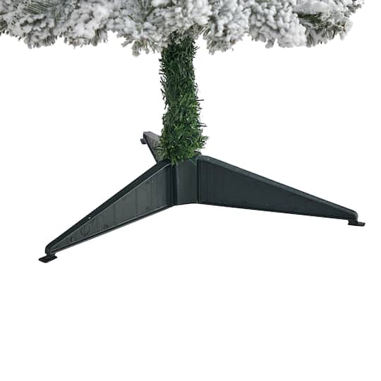 3ft. Pre-Lit Flocked Pencil Artificial Christmas Tree with Clear Lights